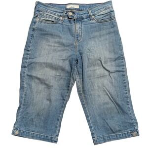 Levi's Jeans Womens 10 Perfectly Slimming 548 Crop Capri Cropped Denim